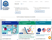 Tablet Screenshot of lsacademy.com